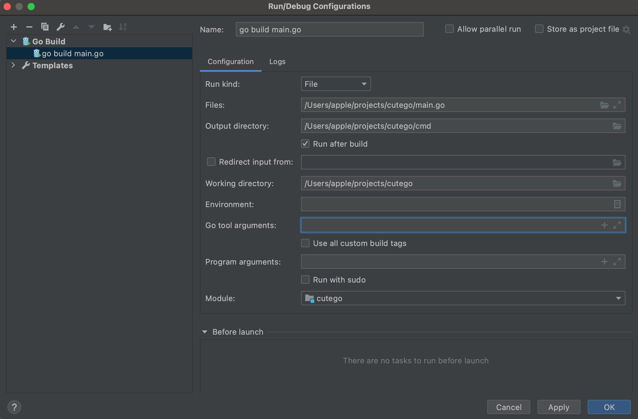 Edit Configurations...